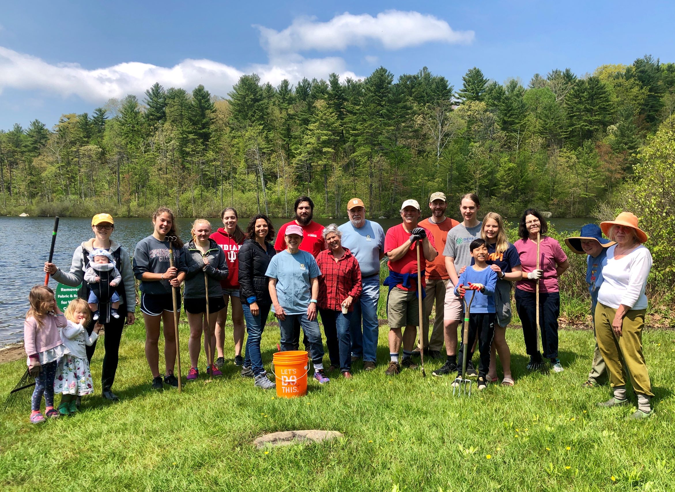 Great Barrrington Land Conservancy, Lake Mansdfield 2019 Clean UP Day. 