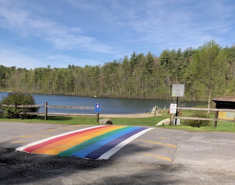 Lake Mansfield rainbow