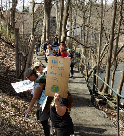 River Walk March for Science, there is not planet B