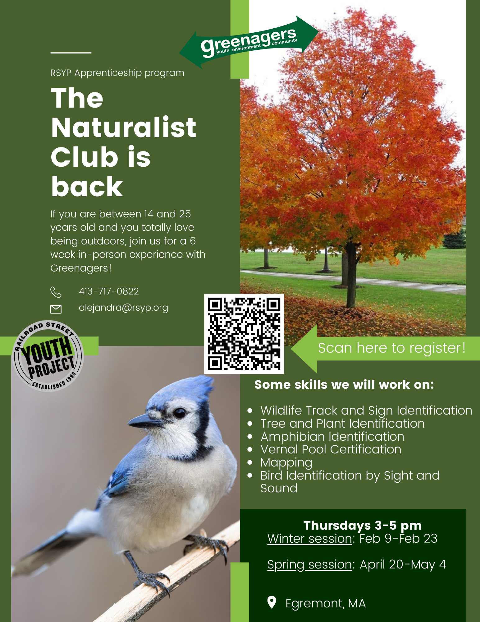 The Naturalist Club flyer