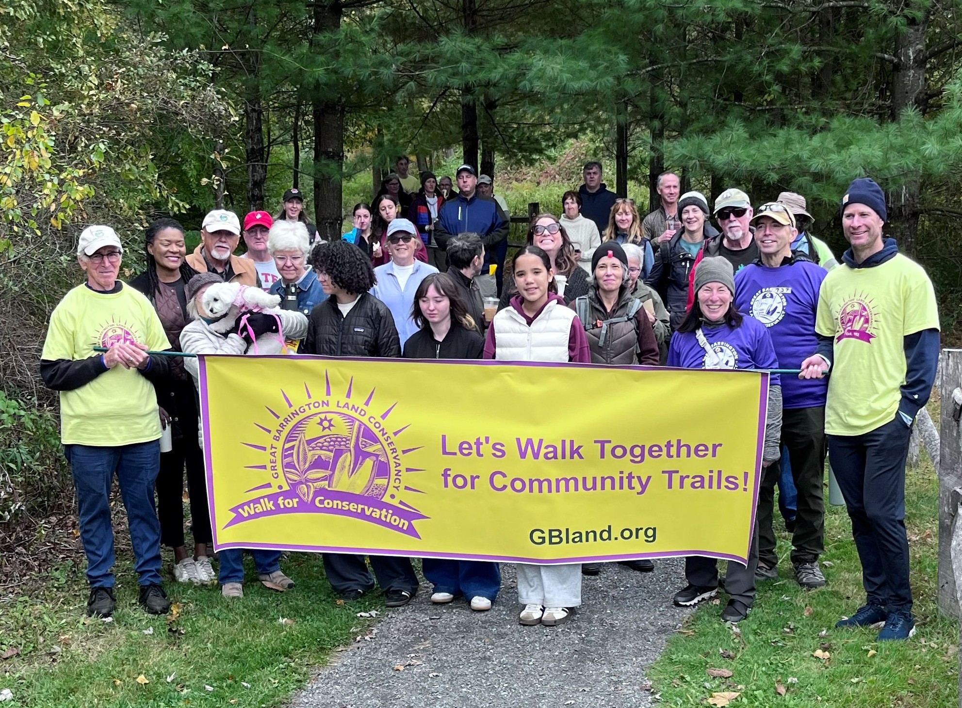 Great Barrington Land Conservancy celebrates successof the premier walk for conservation - a joyful day of community action! 