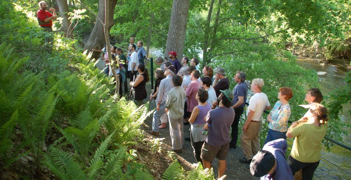 iver Walk Welcomes Berkshire Botanic Garden guests for a program with  Russ Cohen at River Walk