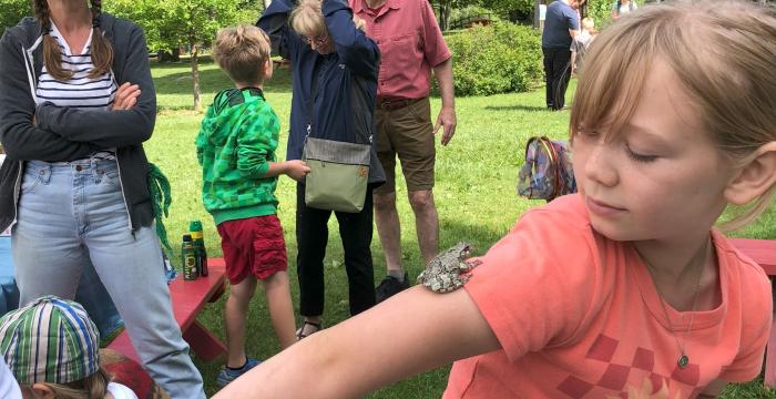 Family event at Lake Mansfeild provided by Great Barrington Land Conservancy