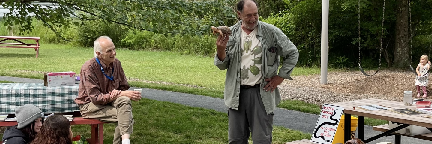 Tom Tyning is heading back to Lake Mansfield on Wed. July 15th at 10:30AMM so that families can get up close and personal with creatures that we usually just get to glimpse.