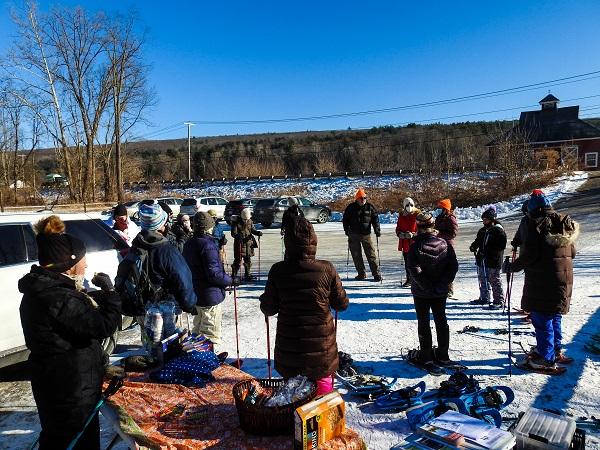 Many adventurers joined BNRC & GBLC for a winter hike at Housatonic Flats