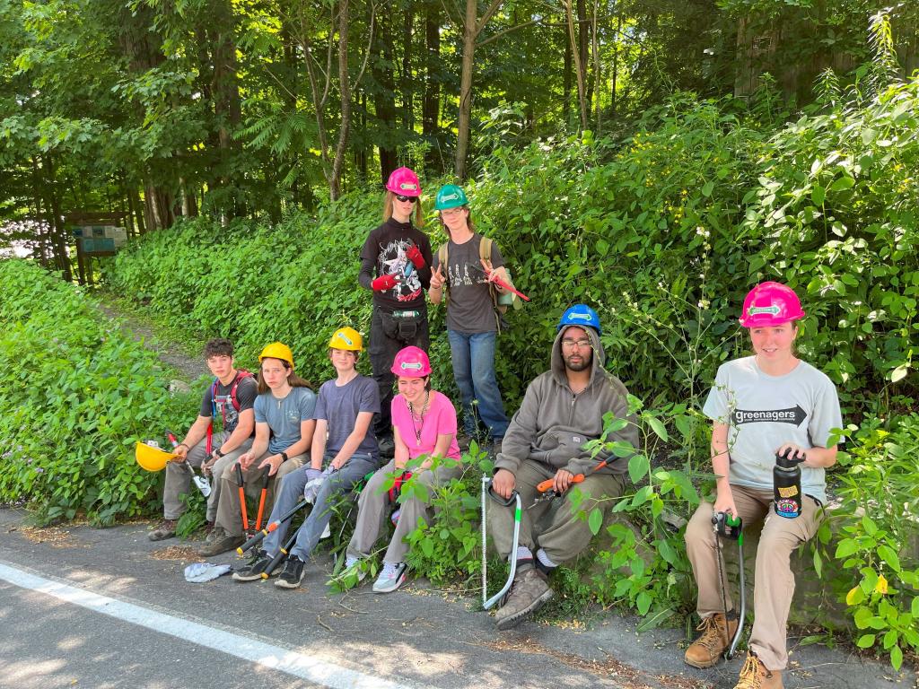 Thank you Greenagers! This amazing crew worked through 2 sweltering days to accomplish a huge amount of work at Lake Mansfield!