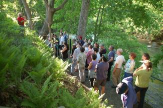 iver Walk Welcomes Berkshire Botanic Garden guests for a program with  Russ Cohen at River Walk