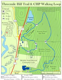 Threemile Hill Trail Map with CHP Connections 