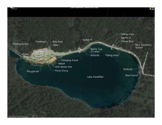 Lake Mansfield construction map 1